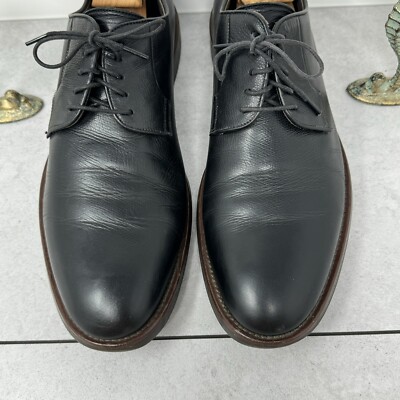 To Boot New York Men\'s Black Leather Lace Up Derby Dress Shoes Size 11.5 Garnett Black Lace Up main image 3