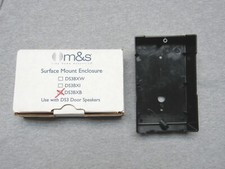 DS3BXB M S Black Front Door surface mount box for door intercom