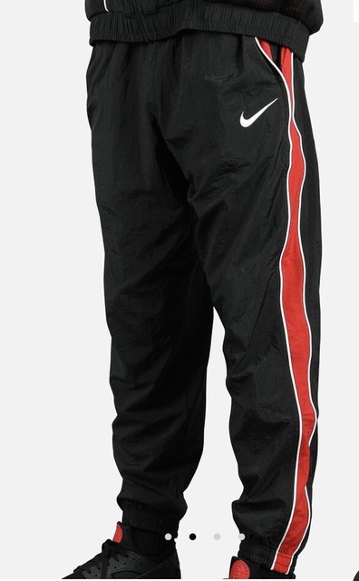 nike throwback men's woven tracksuit basketball pants