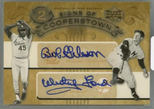 2005 Upper Deck Hall of Fame Bob Gibson/Whitey Ford Dual Auto /5 SSP