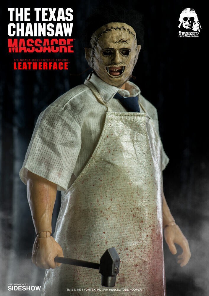 1/6 LEATHERFACE Texas Chainsaw Massacre Figure THREEZERO Sideshow
