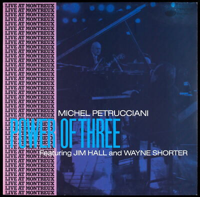 MICHEL PETUCCIANI - Power of Three feat. Jim Hall and Wayne Shorter - LP