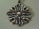 James Avery Beaded Cross Cuernavaca Pendant Sterling Silver - Retired