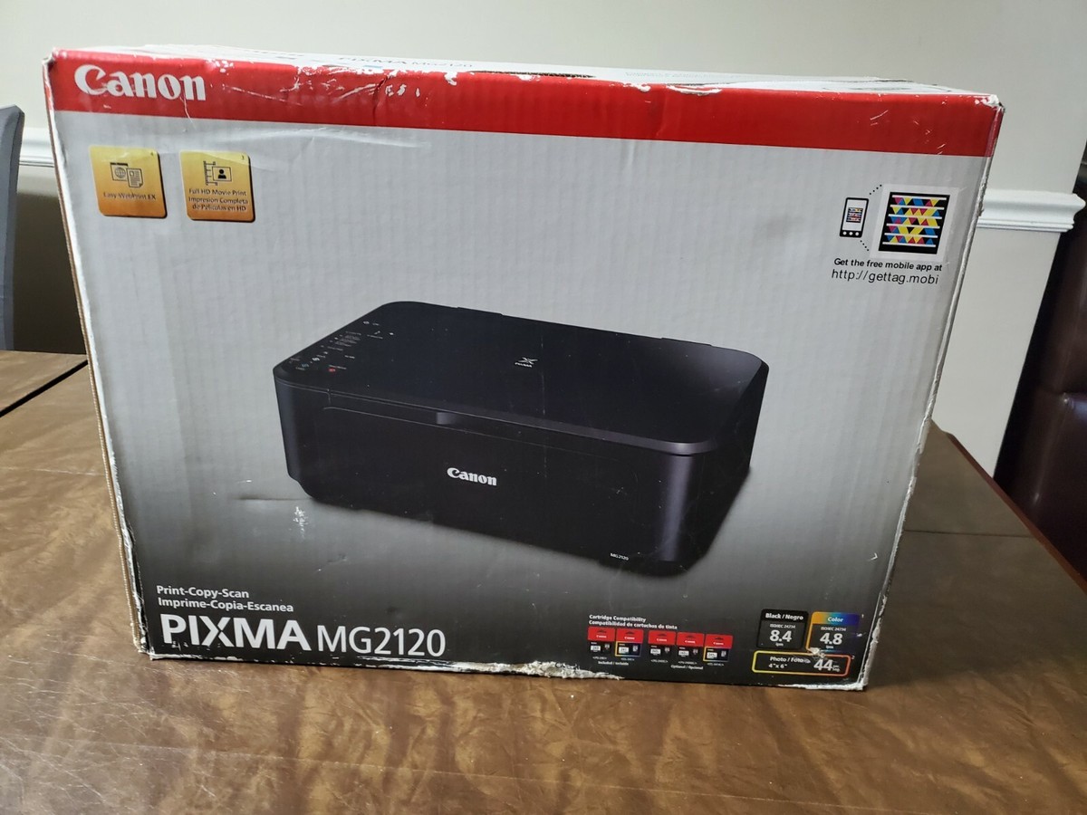 Canon PIXMA MG2120 All-In-One Inkjet Printer (No Inks) W/ Box open