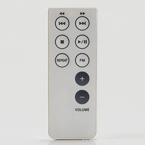 MUJI CD Player Wall CPD4 Mounted Audio Radio FM White Remote Control