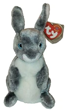 Ty Beanie Baby - HOPPER the Bunny Rabbit 7" NEW MWMTs Plush Stuffed Animal Toy