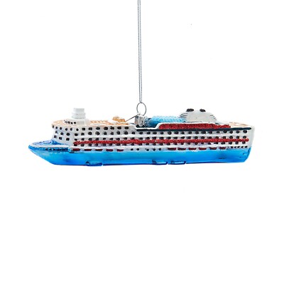 Kurt S Adler Christbaumschmuck Kreuzfahrtschiff handgemacht Anhängen Weihnachten