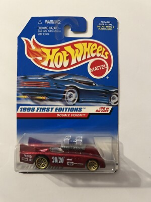 HOT WHEELS DOUBLE VISION TWIN ENGINE CAR FIRST EDITIONS NEW IN