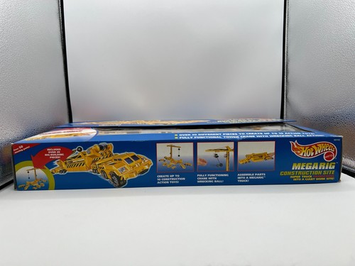 1996 Mattel Hot Wheels CAT Mega Rig Super Truck Construction Site Playset - New - Picture 5 of 9