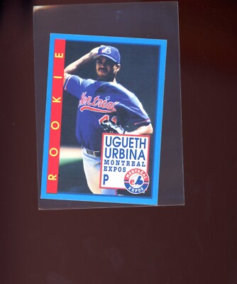 1997 Panini Venezuelan Sticker Ugueth Urbina # 101 Pack fresh Montreal Expos