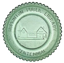 Hopkinton MA Library Art Glass Massachusetts Vintage Pairpoint Crystal Cup Plate