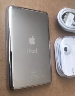 New Apple iPod Classic 6th Generation Silver (80GB) Perfect Gift