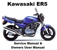 ER5 ER-5 500 NINJA Service Workshop Repair Owners Maintenance Manual PDF files