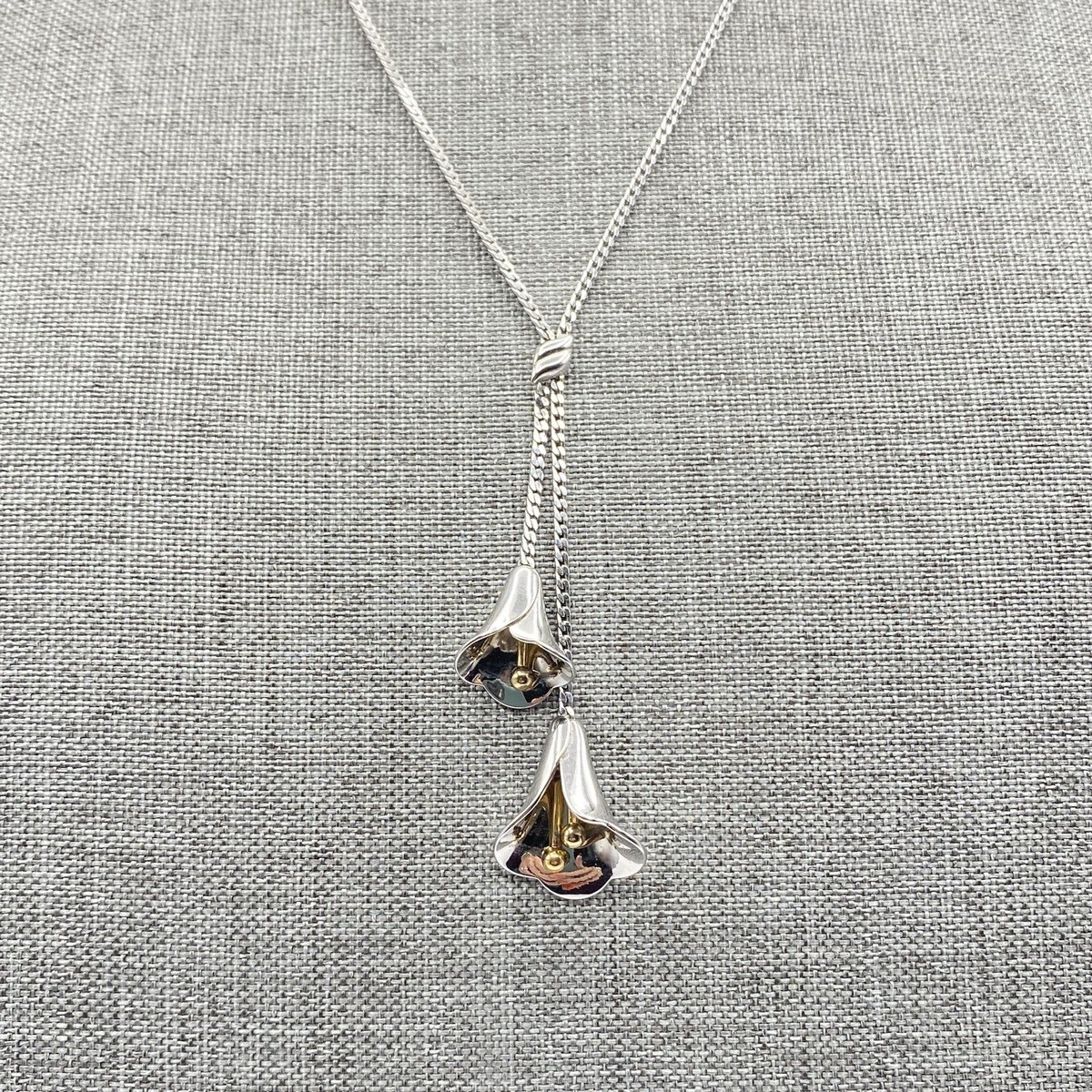 『TAKA ORIGINAL』Calla Lily Drift Necklace s-l1200.jpg