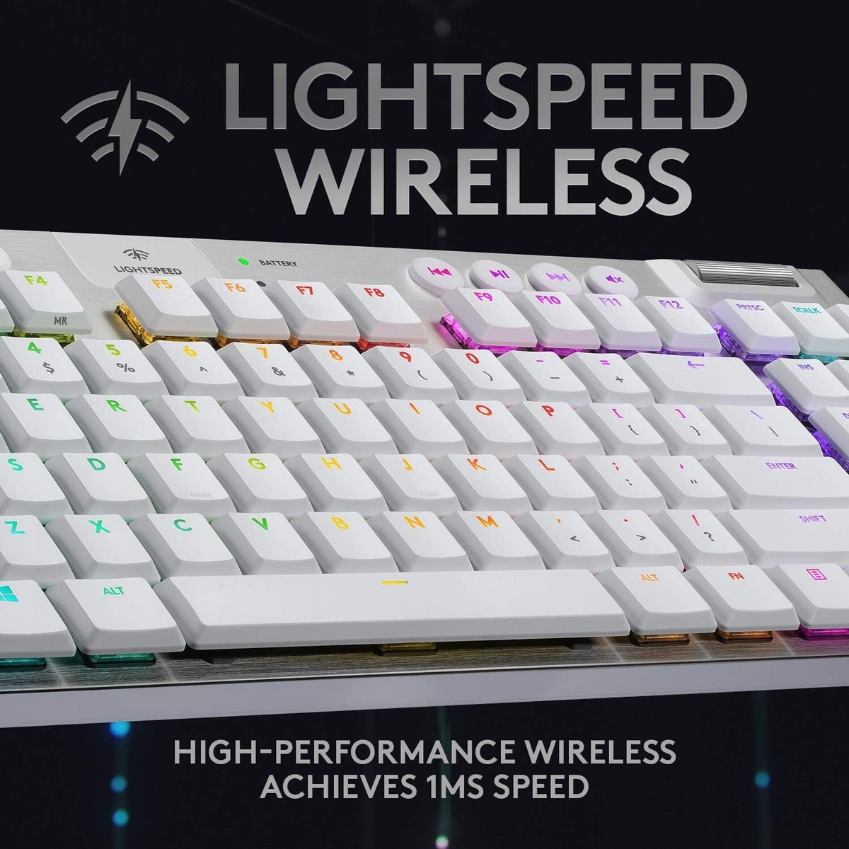 キーボード Logitech G915 TKL White Tactile Logitech G915 Lightspeed TKL Tenkeyless Wireless RGB Mechanical