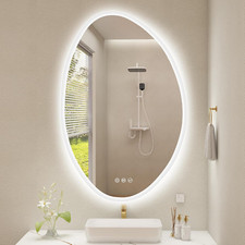 36''x24'' Smart LED Bathroom Mirror with Bluetooth Speaker and Anti-Fog