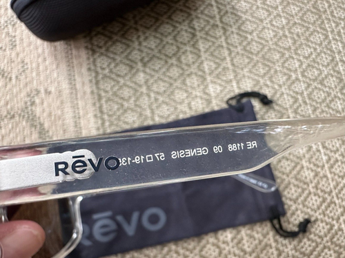 NEW REVO GENESIS POLARIZED SUNGLASSES WRAPAROUND FRAME & EASY-SWAP MAGNETIC LENS - Picture 8 of 11