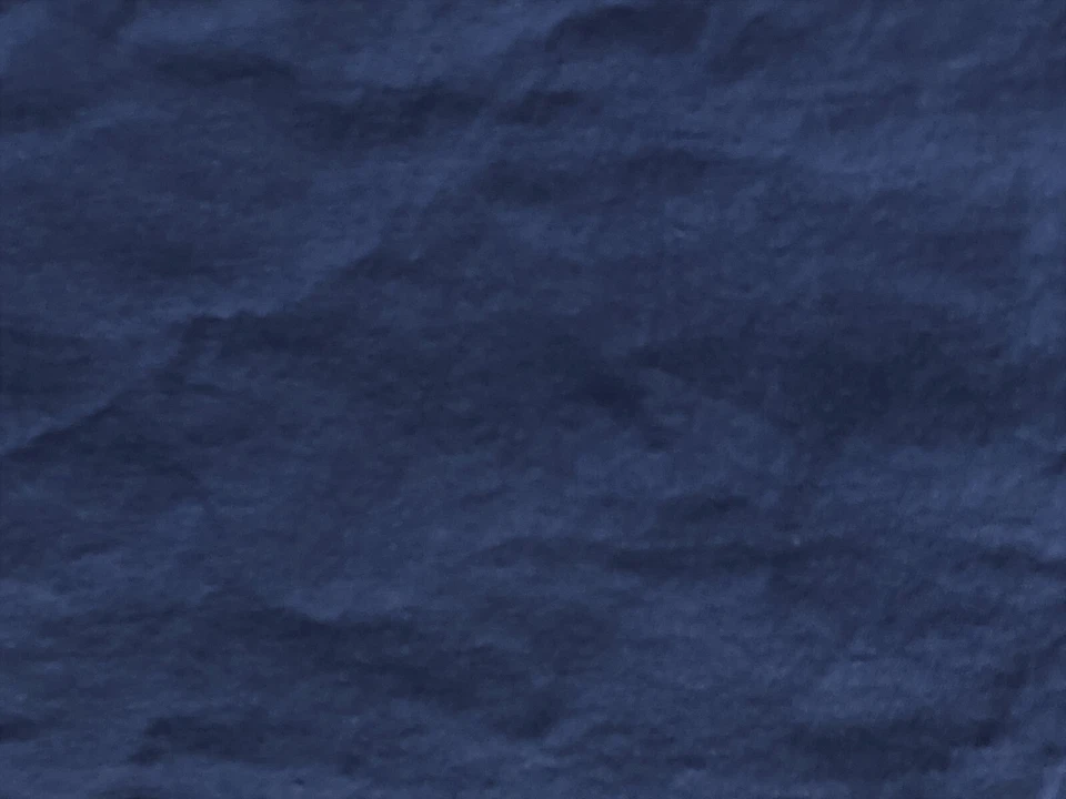 Vintage Medium Blue Cotton Gabardine Sewing Fabric Scrap 27"x56" Pants Twill - Image 2 of 3