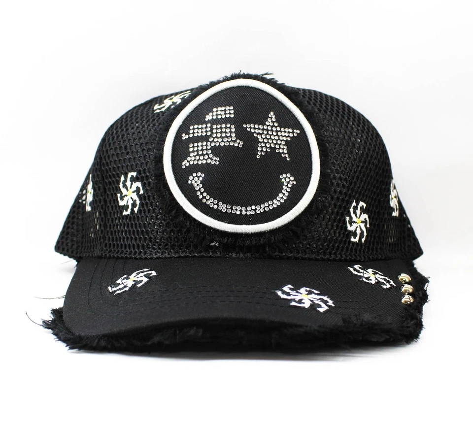 One Bite One Fish OBOF Smile Stone Cap Black (1622)