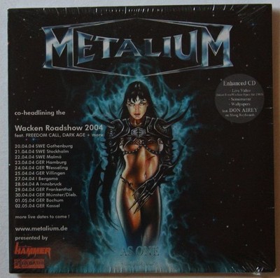 Metalium As One Rare Tour-Card-PS + Video Sealed! Power Metal