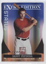 2011 Donruss Elite Extra Edition Status Blue Die-Cut 79/100 Danny Espinosa 01wi