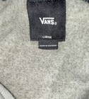VANS Unisex Kids L Gray Full Zip Hoodie Very Cool Graphic Logo On Back — photo 4