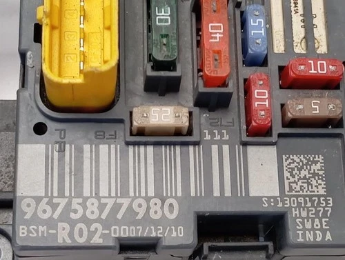 9675877980 Schmelzsicherung für CITROEN C4 PICASSO Millenium 2011 7260391 - Bild 2 von 9