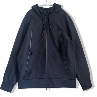 Vollebak 100 Jahre Hoodie mit durchgehendem Reißverschluss Herren Medium schwarz