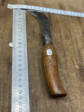 Petit couteau Serpe ancien outil  de Vannier Réf 26/1895