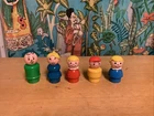 Fisher-Price Little People Vintage Family Lot Of 5