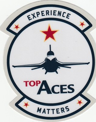 TOP ACES - F-16 Fighting Falcon - Experience Matters Decal Sticker FREE SHIPPING