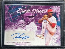 Gray, Josiah - 2022 Donruss - Autograph - Brush Strokes