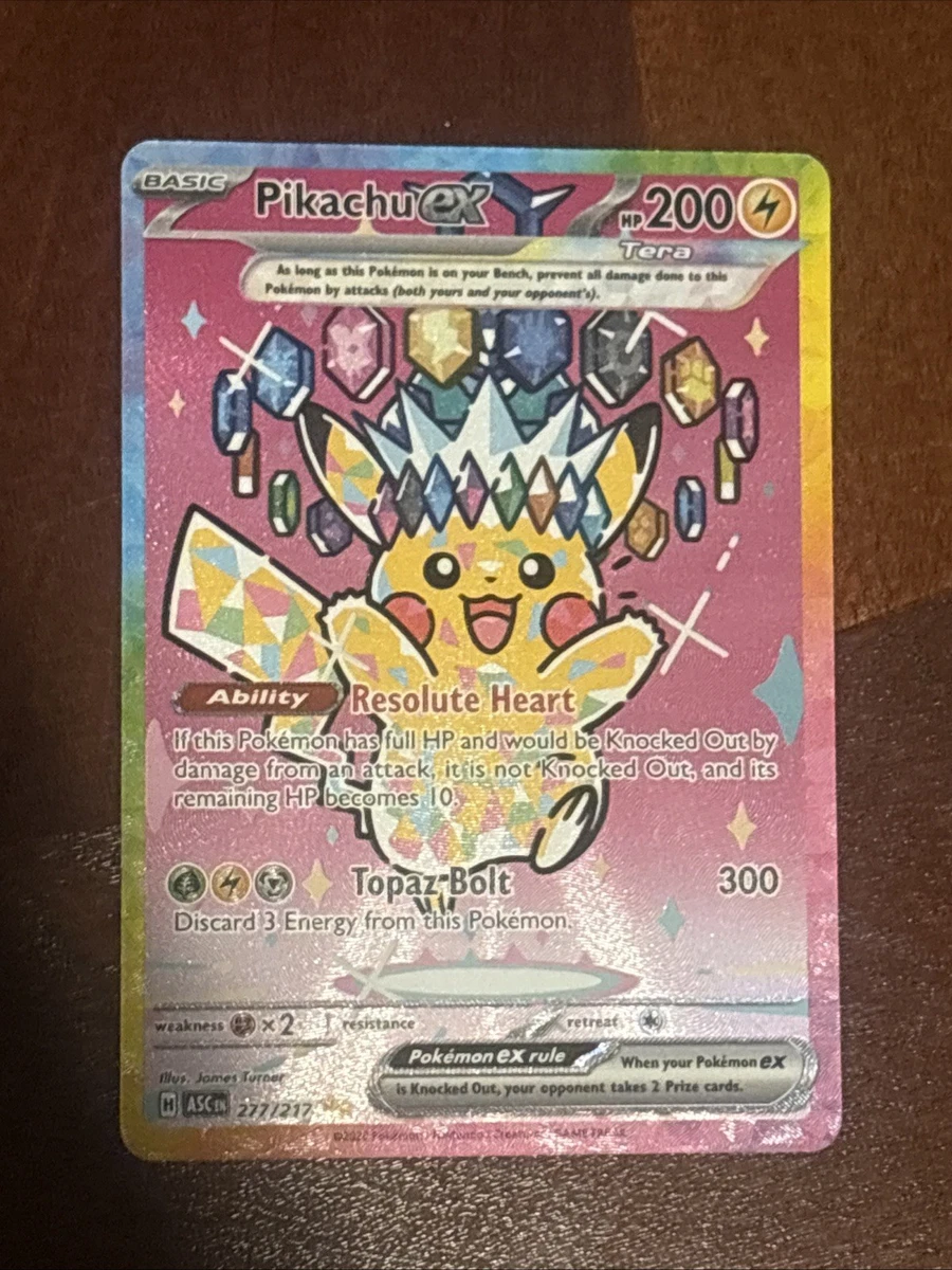 その他 Pikachu ex 277/217 Tera Pokémon Pikachu ex 277/217 Ultra