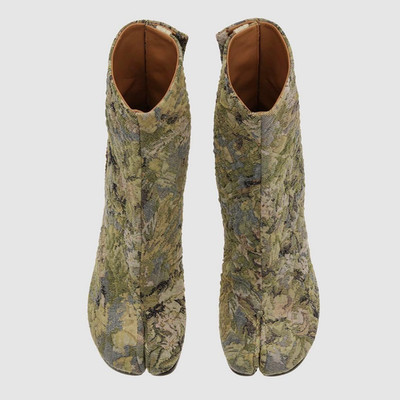 Women 8.0US Maison Margiela Tabi Boots 'Tapestry' Print Women Boots Original F/S