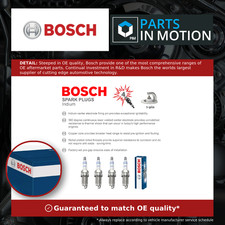 Spark Plugs Set 4x fits AUDI A1 8X 1.2 1.4 10 to 15 Bosch 03C905601A 03C905601B