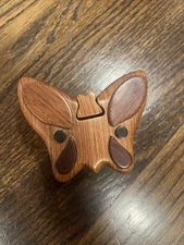 Wooden Butterfly Puzzle Box For Jewelry Or Small Treasures