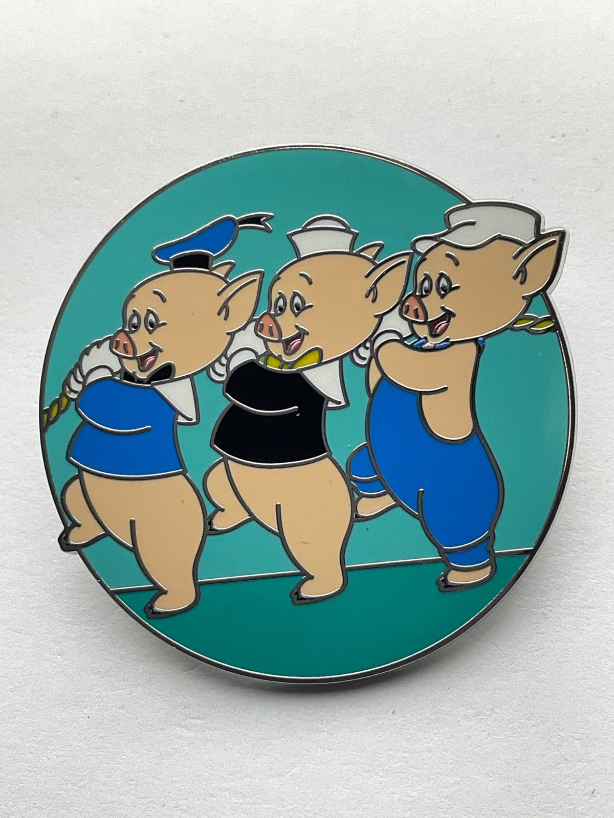 Disney Pin 3 Three Little Pigs Mickey Mouse Club Mystery G4