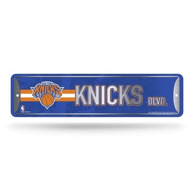 New York Knicks NBA Metal Street Sign Strassenschild 40cm x 10 cm