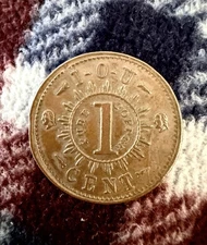 1834 Knicker Boker Hard Times Token Currency. I.O.U. 1 Cent. 