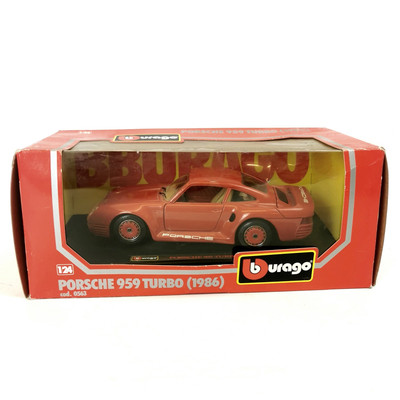 Burago Maßstab 1:24 0563 Porsche 959 Turbo 1986 Diecast Modell OVP