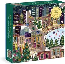 Galison Sparkling City – 1000 Piece Foil Puzzle