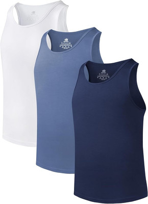 3/5 Pack Men's Bamboo Gym Tank Tops - David Archy Moisture-Wicking, Lightweight