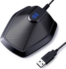 TONOR Conference USB Condenser Microphone Omnidirectional PC Mic iOS Desktop Lap