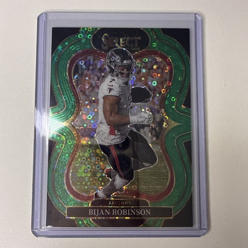 2025 Panini Select Football Green Disco Bijan Robinson #346