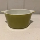 PYREX 473 Verde Olive GREEN 1 QUART Baking Casserole Dish NO LID Vintage