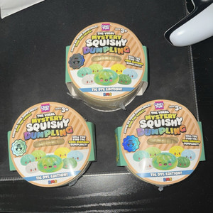 Crazy Fun Viral Mystery Squishy Dumpling Tie Dye Edition Blind Packs (3) 3+
