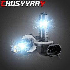 Pair 881 2led Fog Light Driving Bulbs 862 886 889 894 896 898 Xenon White
