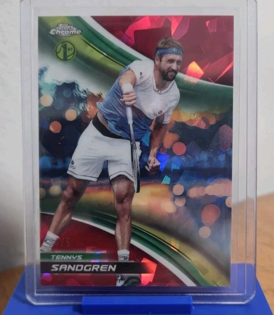 2025 Topps Chrome Sapphire Tennis Red Sapphire Tennys Sandgren /5
