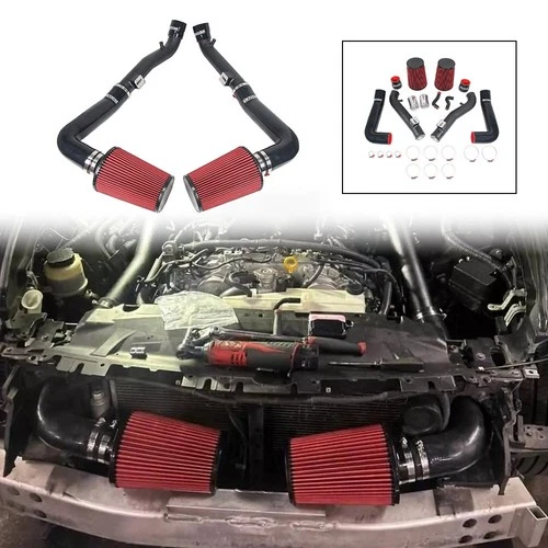 Cold Air Intake System For Nissan 370Z Infiniti G37 Q60 Q40 3.7L V6 Front Mount