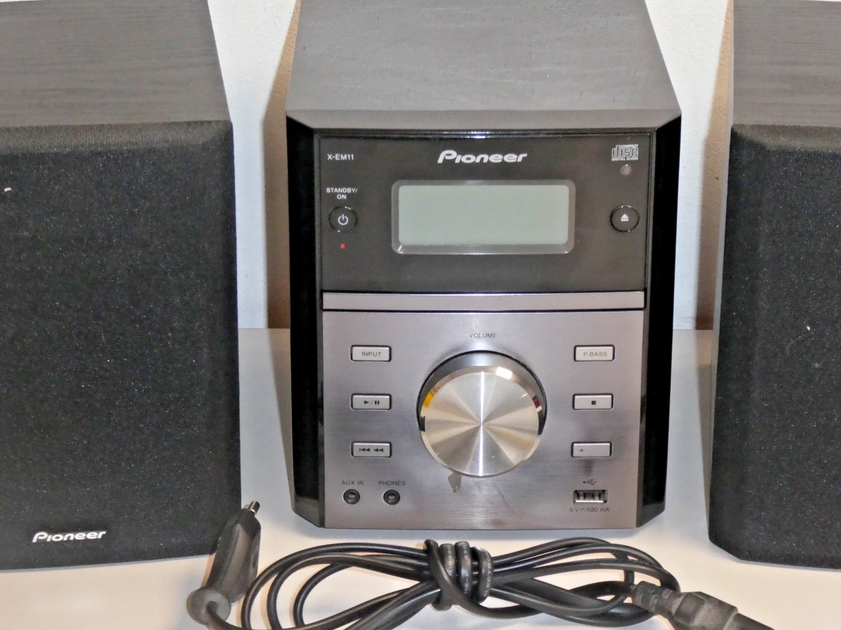Pioneer X-EM11 Kompakt Anlage m. Tuner / CD / MP3-USB, 2 Jahre Garantie